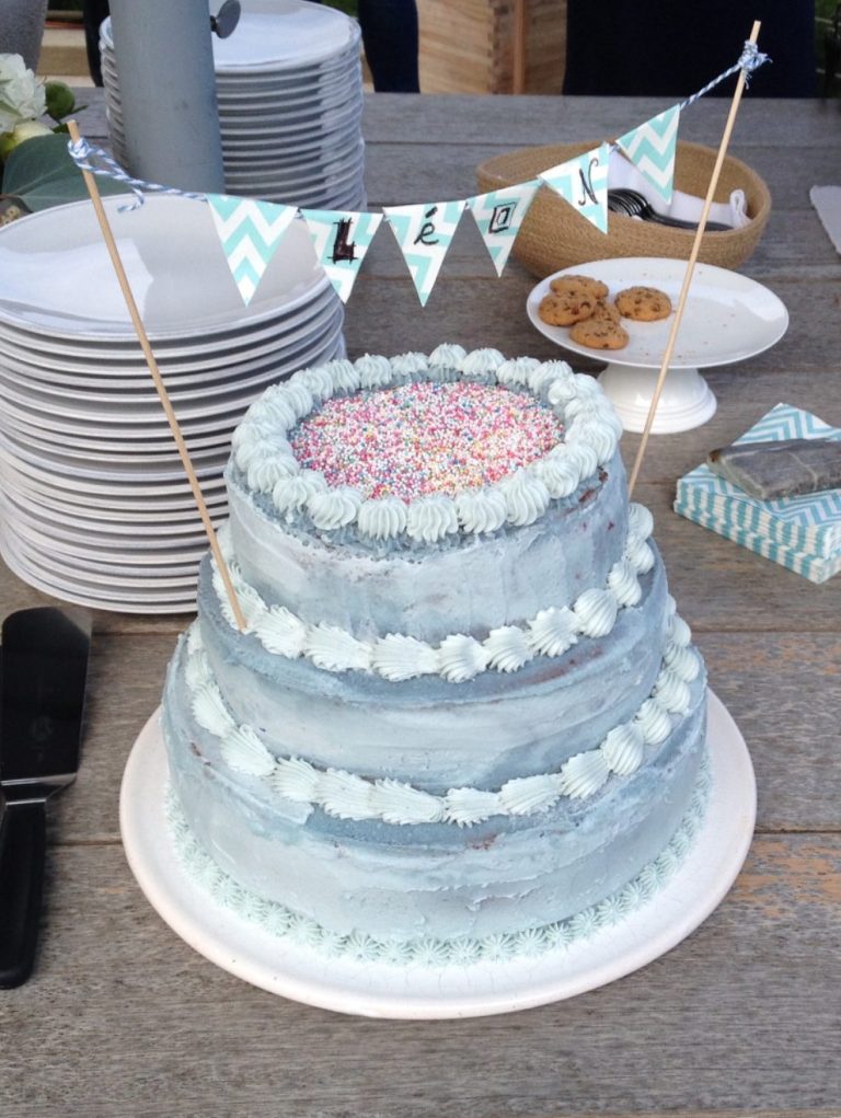 Vanilla celebration cake